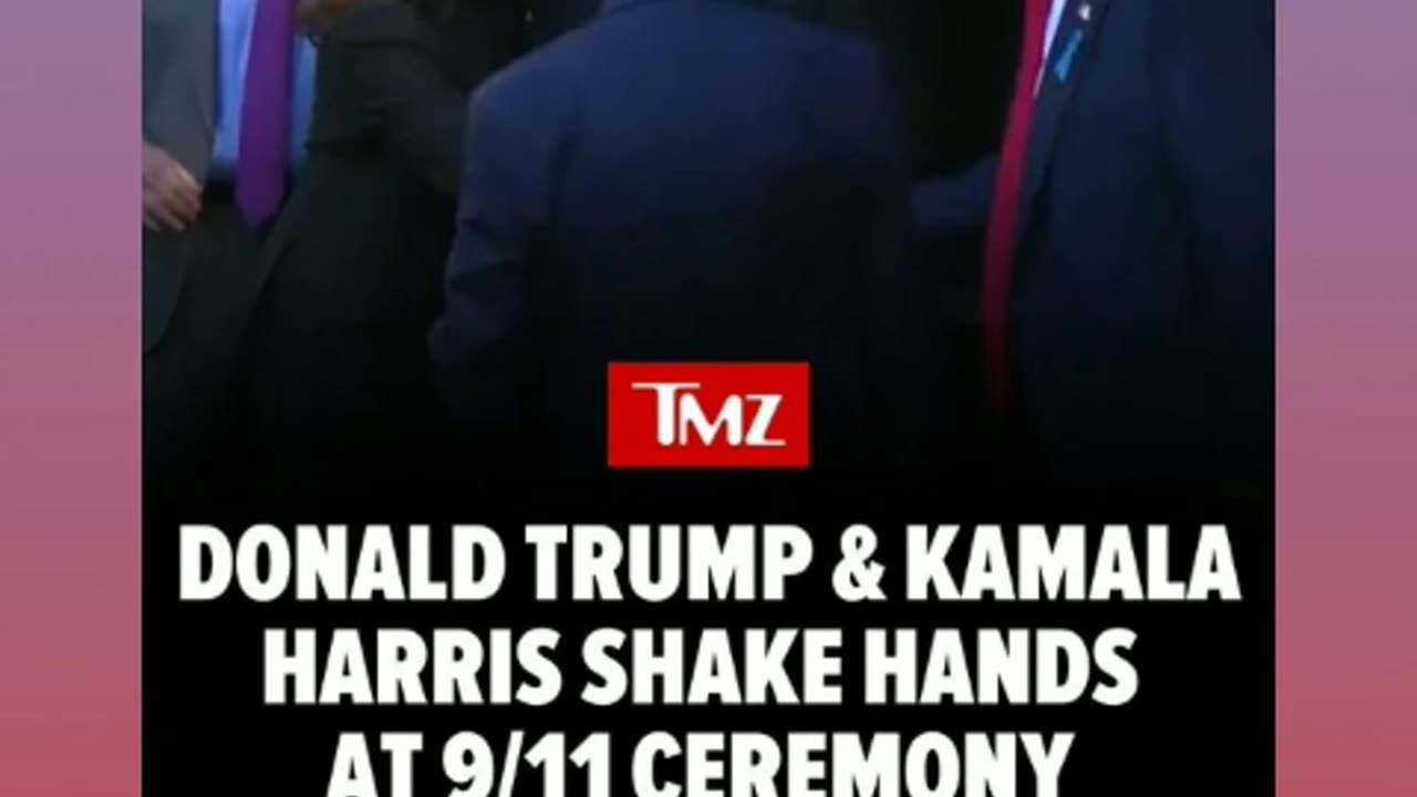 Trump and Harris shows respect to 9/11 victims and families doing ceremony 9/14/24