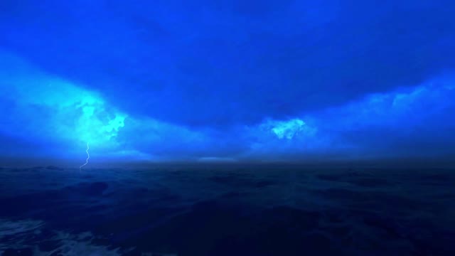 (Live Video) Rain _ Thunderstorm _ Ocean Waves