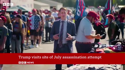 Former President Donald Trump returned to Butler, Pennsylvania where nearly