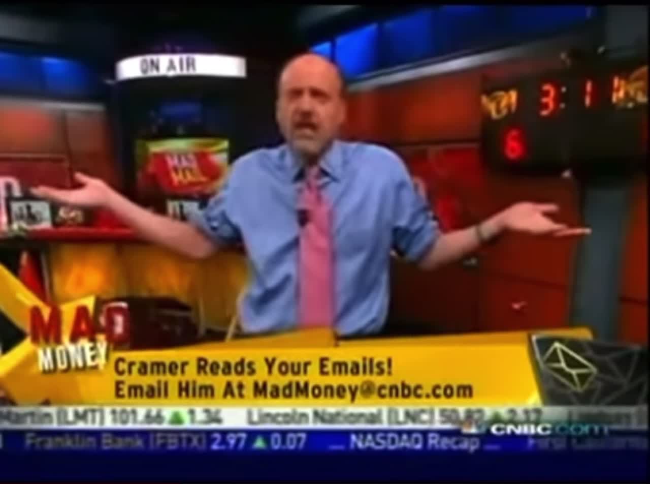 Jim Cramer, March 11, 2008 Financial Idiot