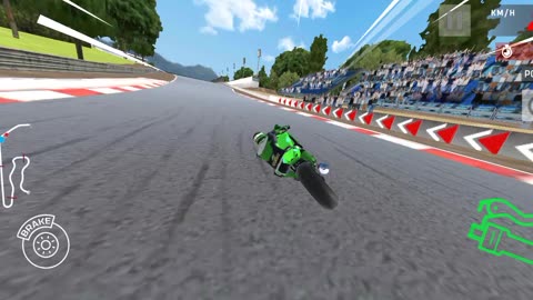 Bike game racer bike 1st position and you win