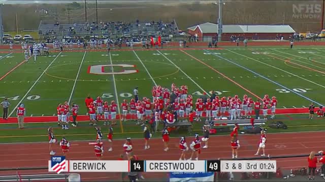 11-12-2022 - PIAA District 2 Class AAAA Semi-Final - Berwick Bulldogs At Crestwood Comets