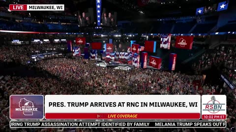Trumps First Appearance post assassination attempt