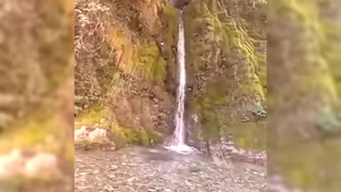 Beautiful natural waterfall