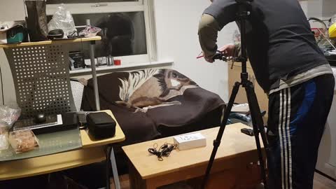 Setting up the Ride wireless Go with the GoPro. To film an unboxing video. 21st Nov 2022