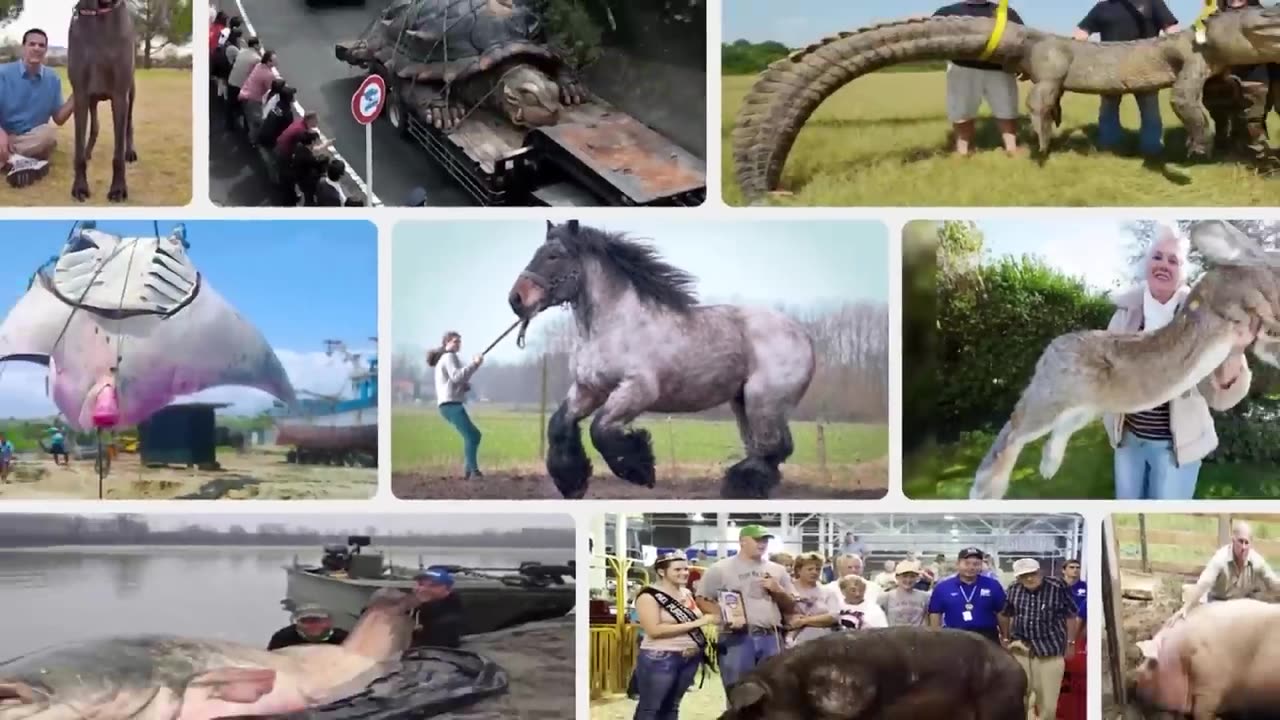 15 Abnormally Large Animals That Really Exist