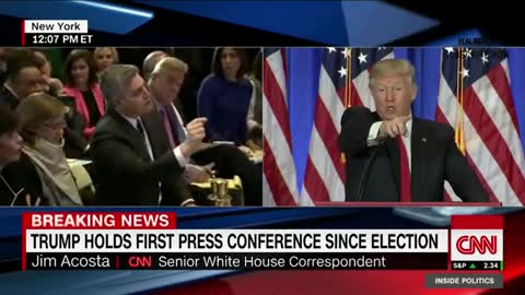 Trump BLASTS CNN to their faces!