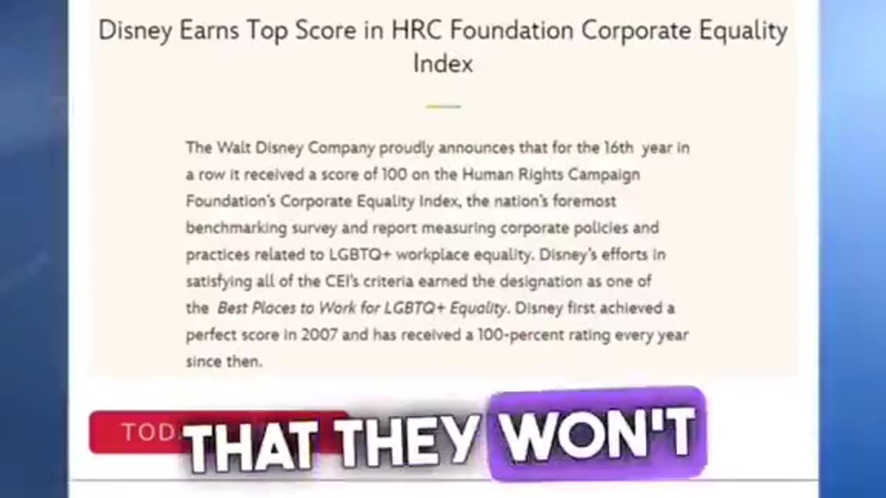 Woke company score