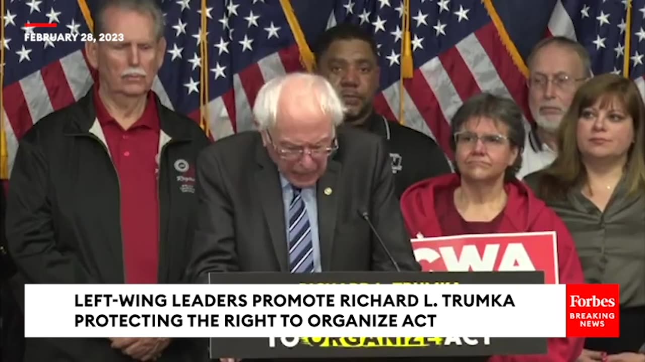 'Got That-'- Bernie Sanders Assails Assaults On Workers' Rights