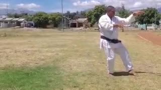 B62 - Sensei Johnny v Niekerk - 1st dan - Black Belt - Passai Sho