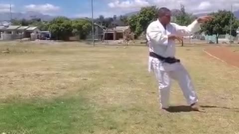 B62 - Sensei Johnny v Niekerk - 1st dan - Black Belt - Passai Sho