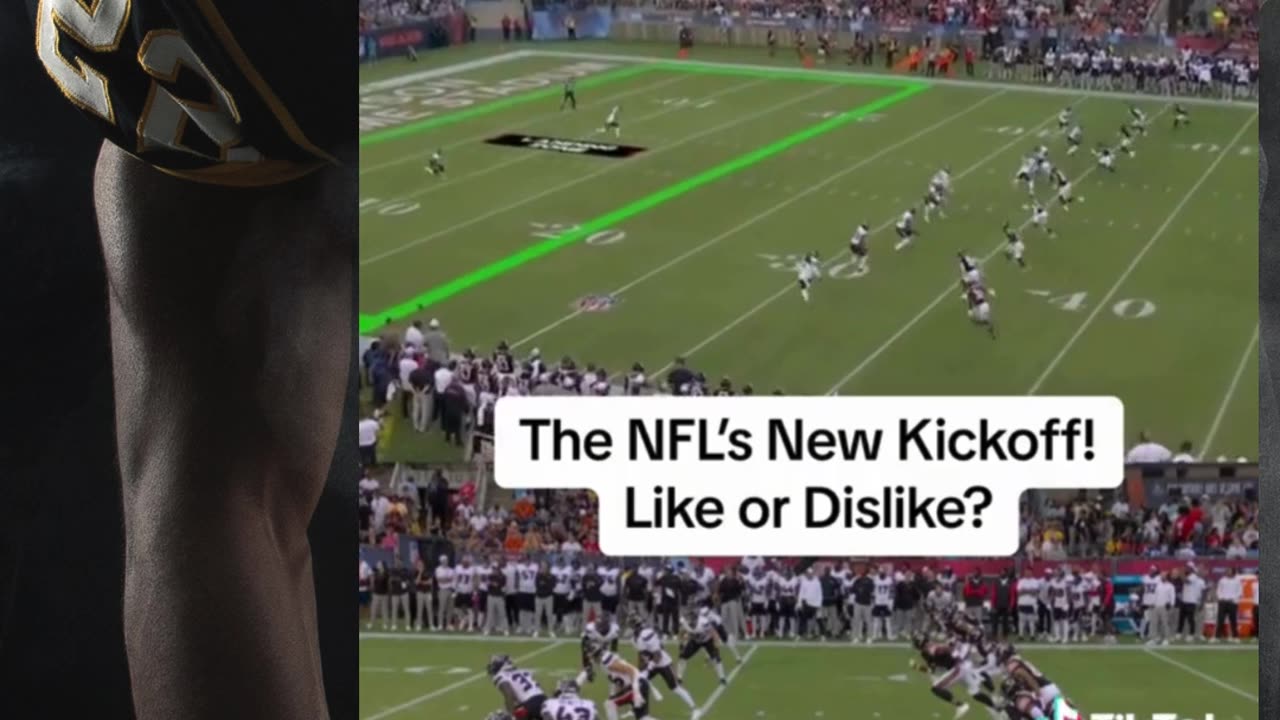 NFL's New Kick Off Rule.... 👍 or 👎 #nfl #kickoffrule #kickoff #football #viralvideo