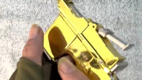 Gold gun