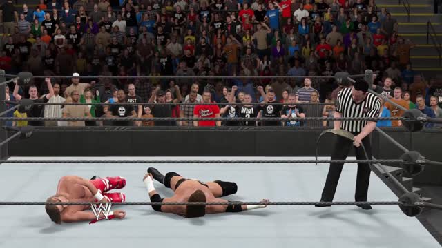 WWE 2K15 Showcase - Gameplay # Double - ON - The Double