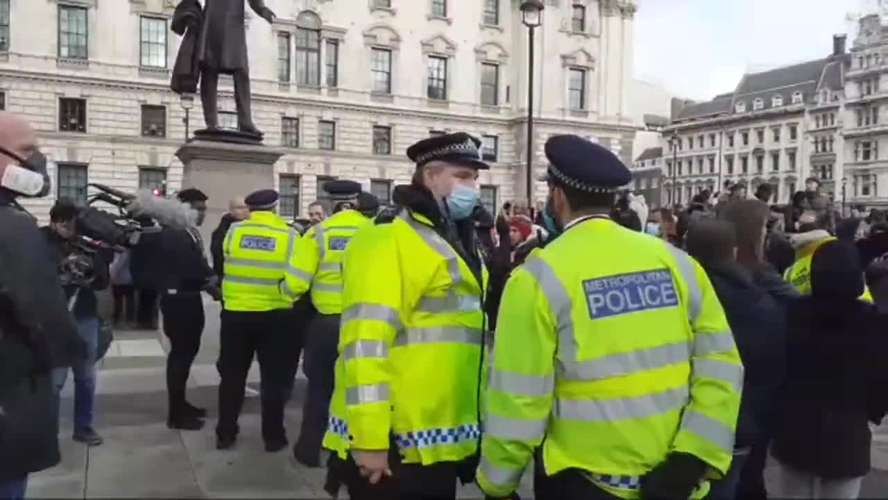 Live From London man arrested having peaceful discussion