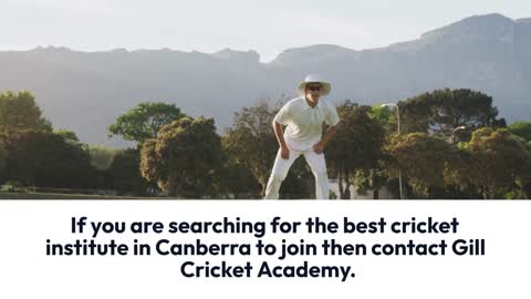 Join The Best Cricket Institute in Canberra