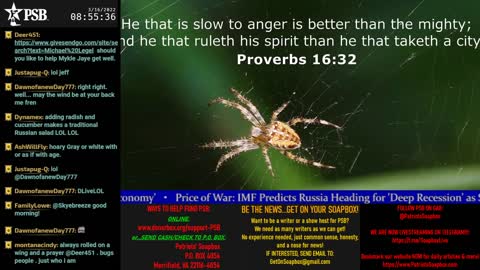 2022-03-16 07:00 EDT - Patriots Soapbox AM: with LadyRWB , MykelJaye & DD