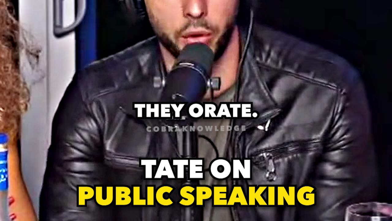 Andrew Tate on why you must master public speaking