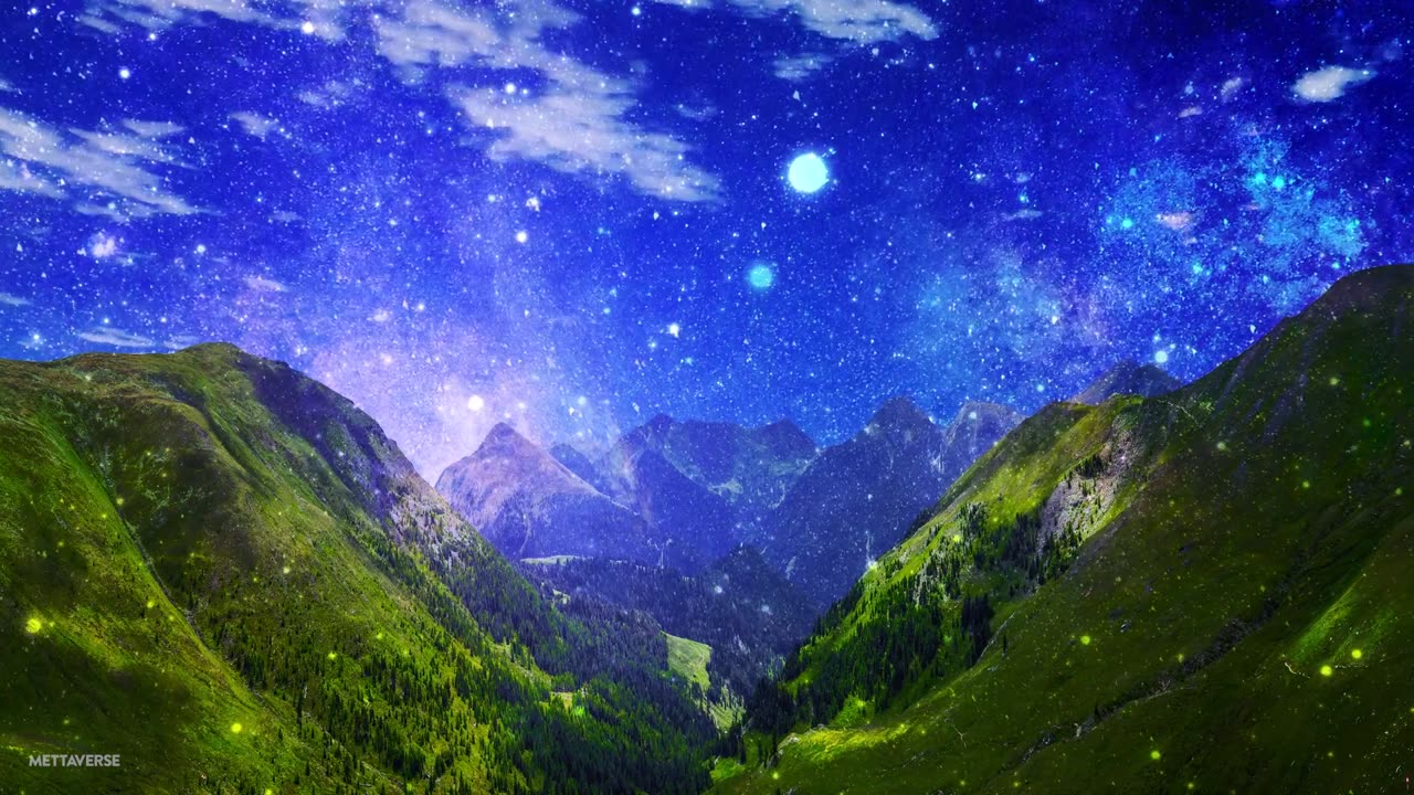 Valley of Stars ✦ 528Hz ✦ A Celestial Soundscape ✦ Ambient Healing Music