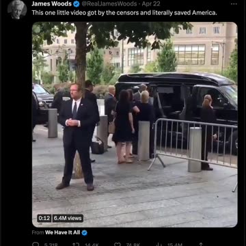 James Woods tweeting a vintage anon clip - 04/22/23
