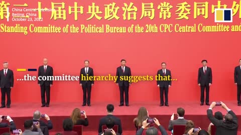 Chinese President Xi Jinping unveils new line-up of country's top decision-making body