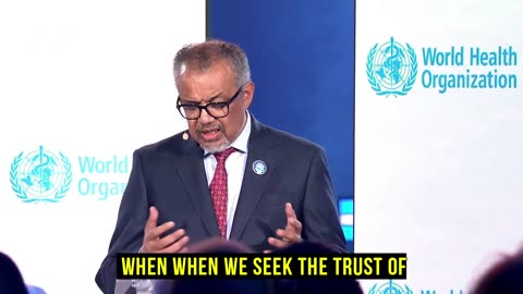 WHO chief dr. Tedros on preventing health misinformation