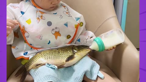 Dad wants to eat fish, daughter won't let him kill it