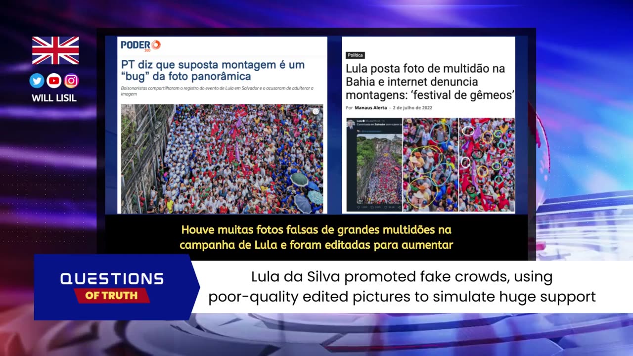 Where are the supporters of Brazilian Lula da Silva?