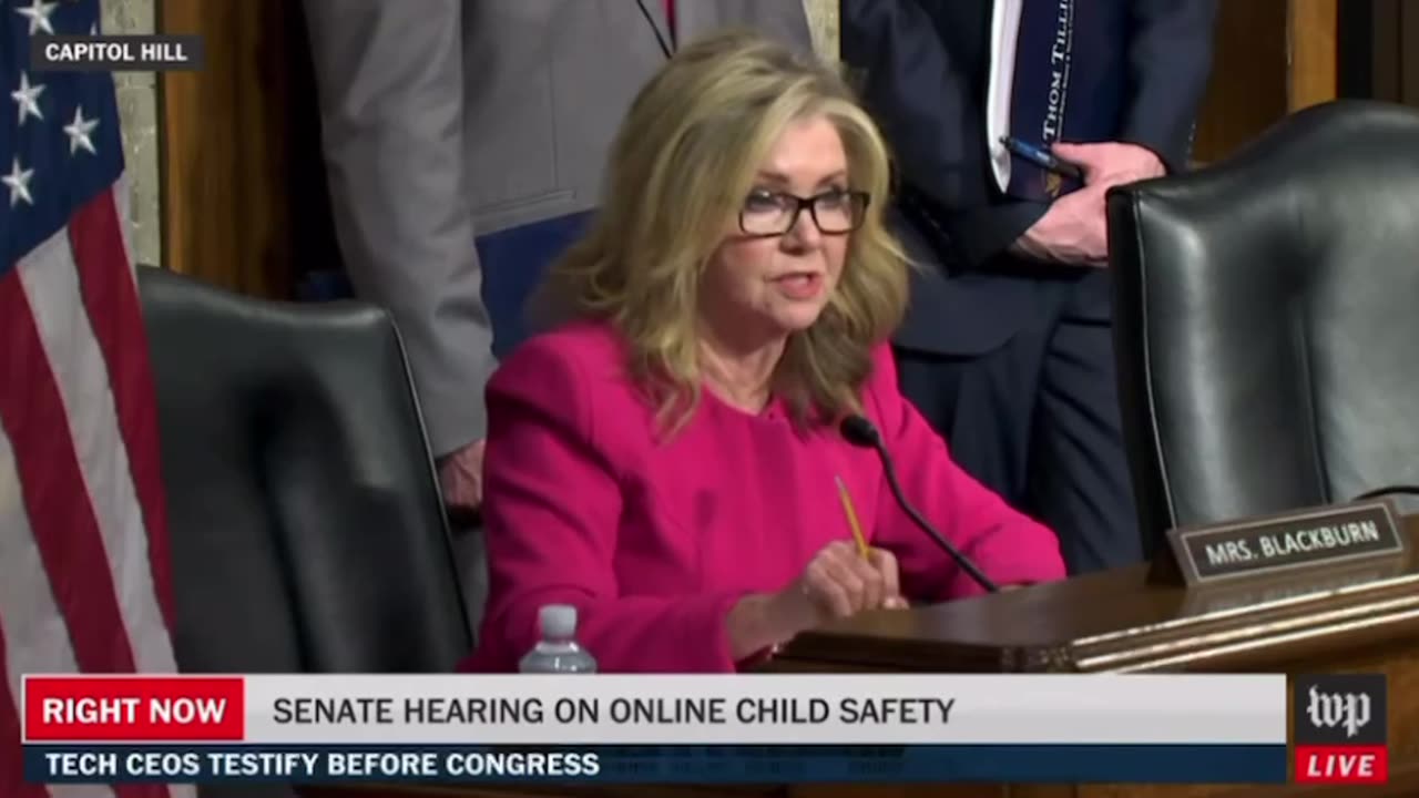 Marsha Blackburn Spanks Zuck