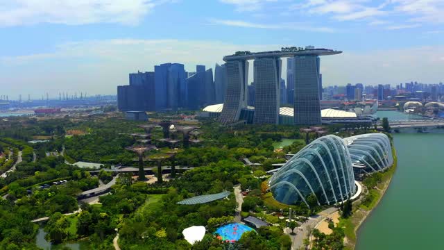 Singapore 8K Video Ultra HD 60 FPS - Drone Video 8K TV Video-1