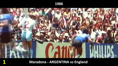 TOP 20 GOALS WORLD CUPS