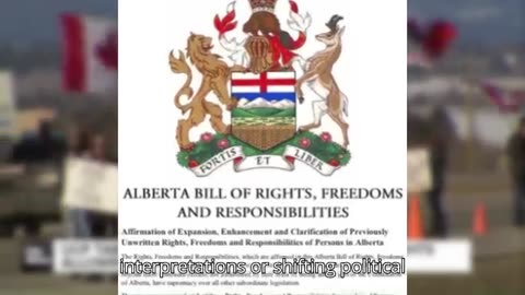 BREAKING NEWS!!!!!! Alberta Plans to Amend the Alberta Bill of Rights