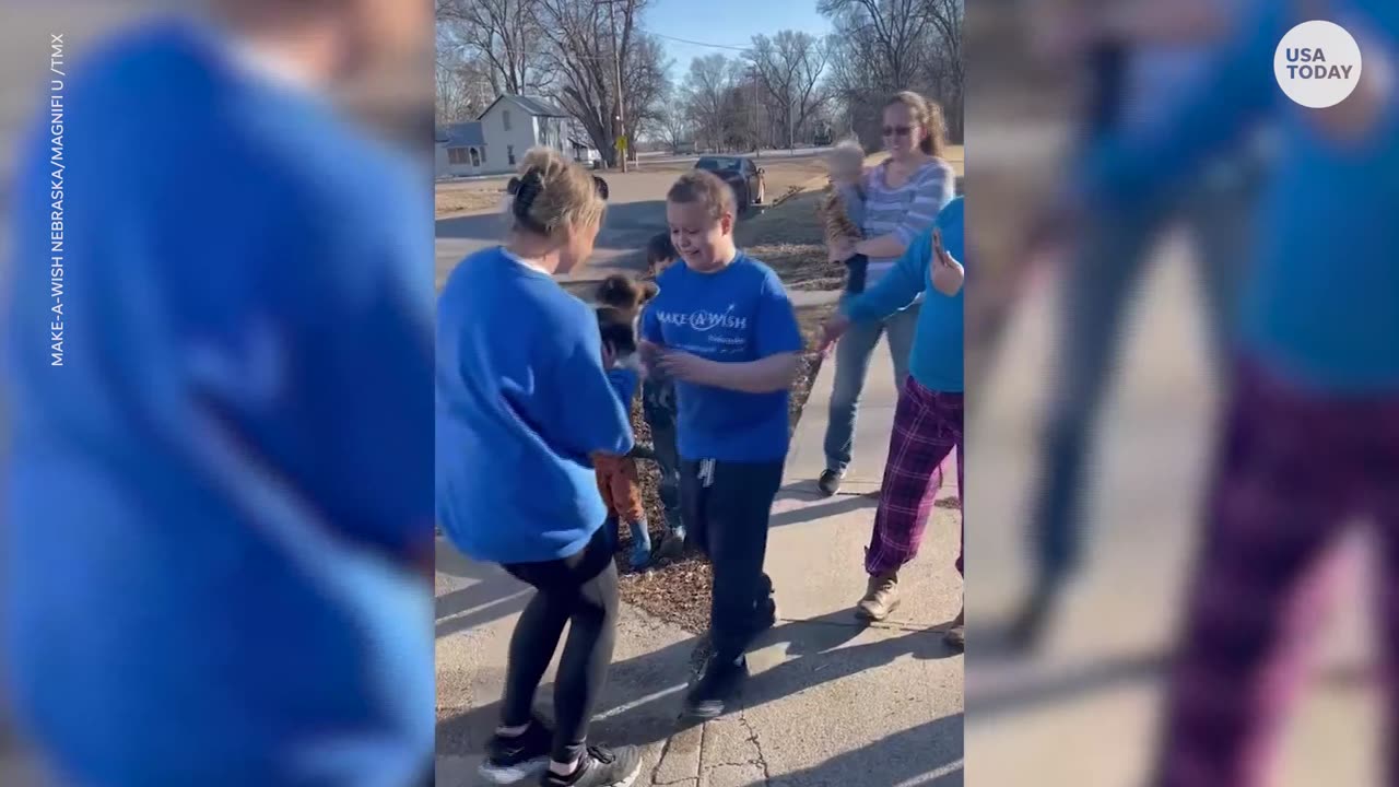 Young Boy Overwhelmed with Joy as he Receives Adorable Corgi Puppy amid Battle with Brain Tumor