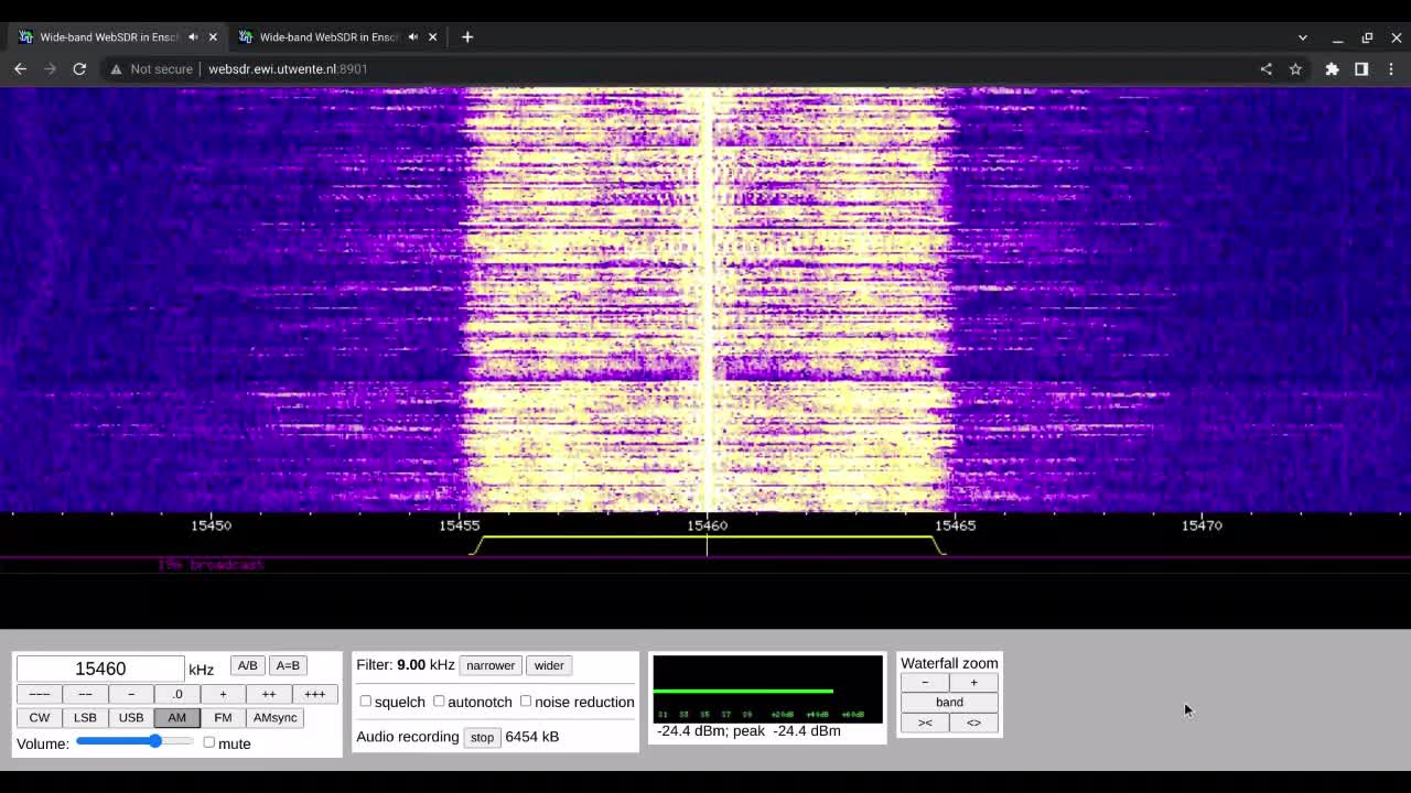 Radio Romania International 12/12/2022 1200 UTC 15460kHz