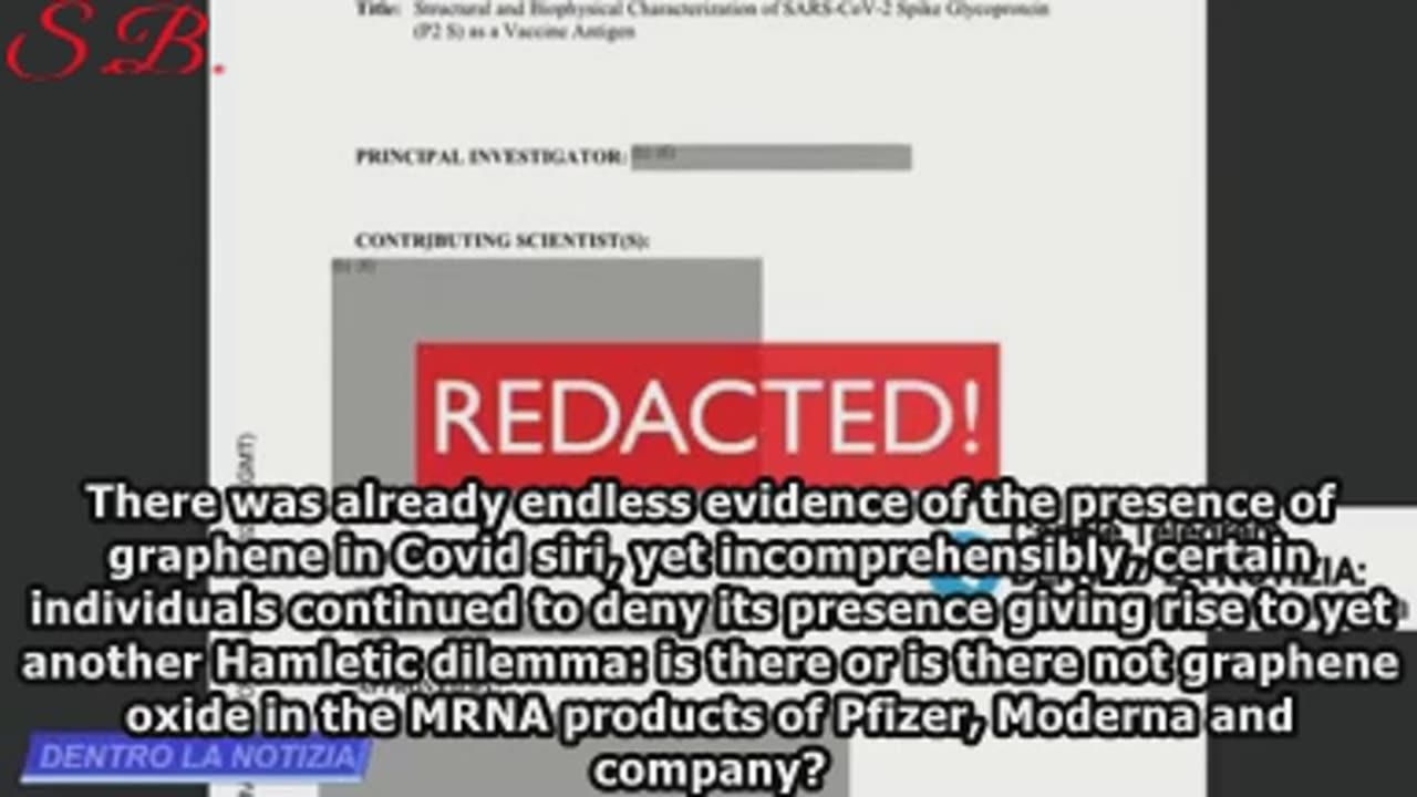 Incredible admission by Pfizer! There is graphene oxide in MRNA vaccines