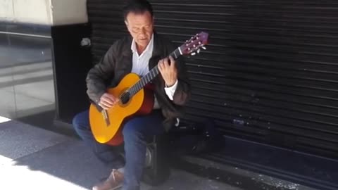 Guitarist, Ciudad Vieja, Montevideo