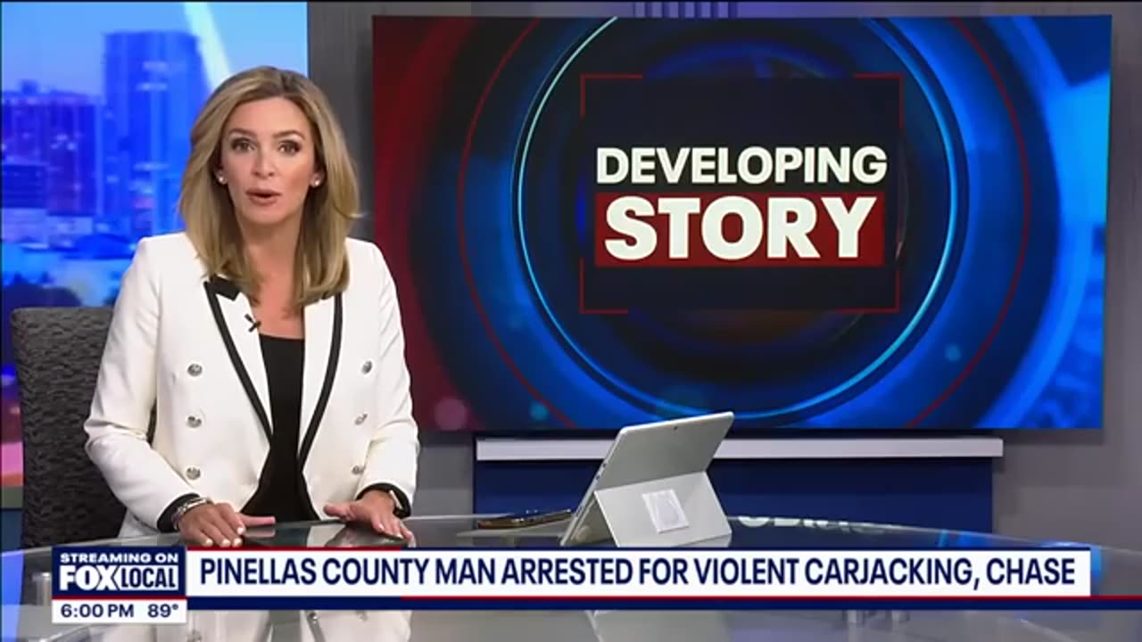 FLORIDA ..VIOLENT CARJACKING IN ST. PETE ENDS IN POLK COUNTY