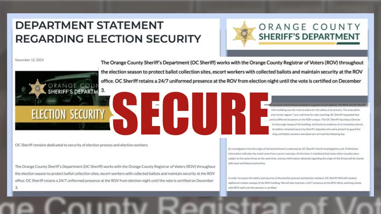 Fact Check: NO Evidence Of Ballot Cheating During Orange County, California Livestream Interruption