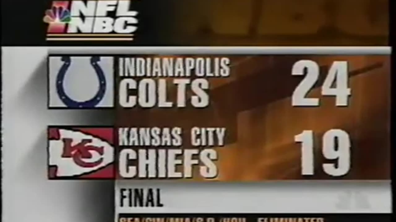 December 15, 1996 - Wrapup of Colts - Chiefs Game