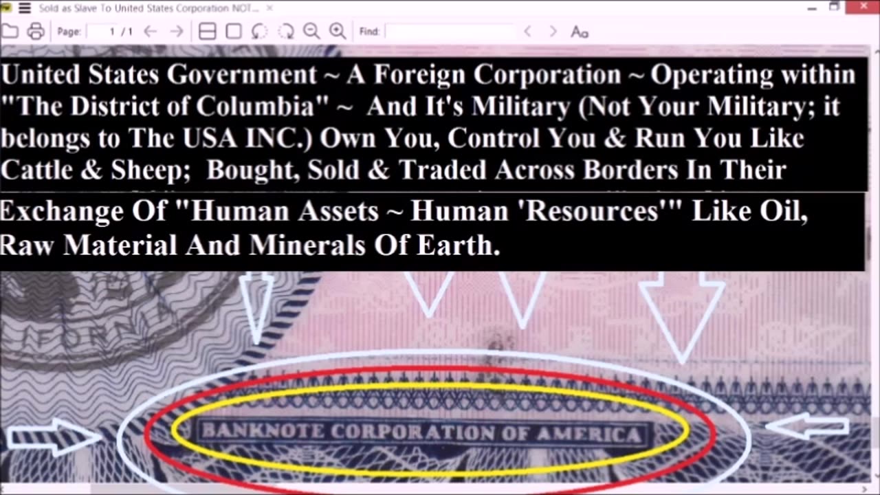 Open Border Policy Is Because You Are & They Are 2 Become Bank Notes 4 USA INC