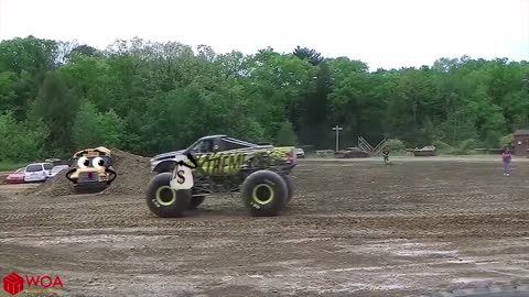 Crazy Monster Truck Freestyle Moments