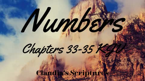 The Bible Series Bible Book Numbers Chapters 33-35 Audio