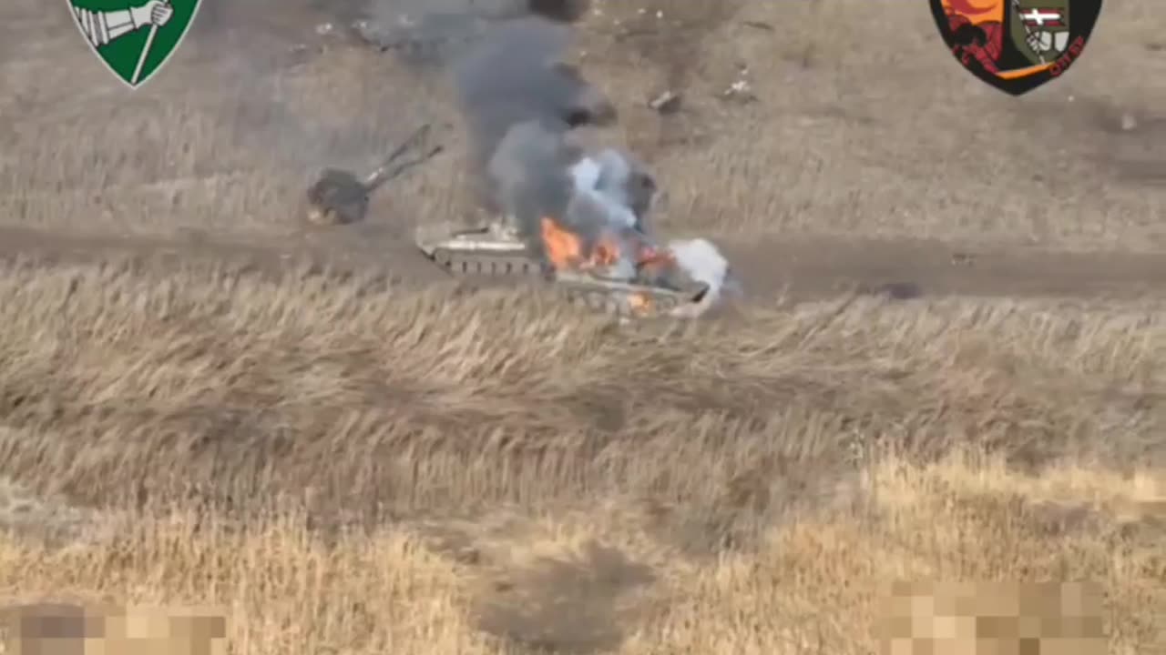 Multiple Russian APCs Are Destroyed in Minutes