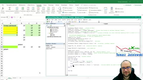 Lekcja 14. Deweloper VBA. Kurs Excel'a.