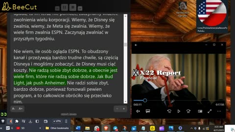 X22 RAPORT🔴3050a - [JB] [CB] wykonuje ruch, aby obniżyć rynek i zrzucić winę na siebie