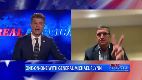REAL AMERICA -- Dan Ball W/ General Michael Flynn, Biden's Weakness On The World Stage, 2/25/22