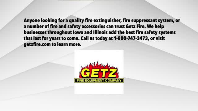 Stay Small Fire Prepared with Getz Fire Extinguishers