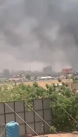 A Sudanese Army MiG-29 at Khartoum airport.