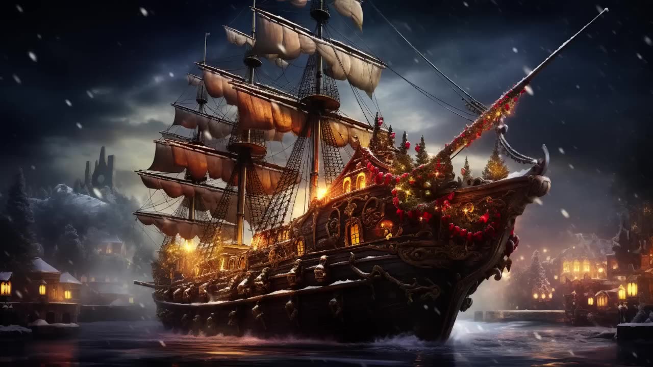 Winter Pirate Music | Christmas Pirates Fantasy