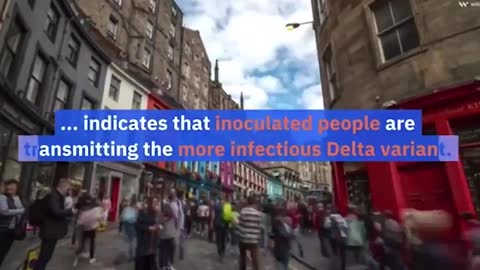 delta - spread by vaccinated person